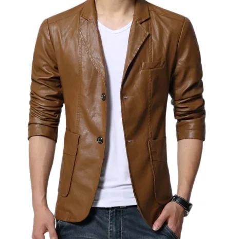 Casual-Wear-Slim-Fit-Brown-Leather-Blazer.webp