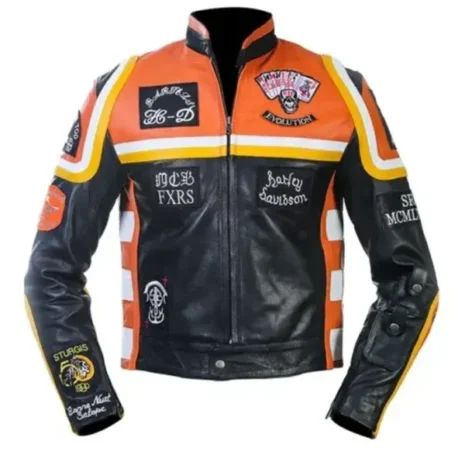 Harley Davidson Marlboro Motorcycle Leather Jacket. Harley Davidson Marlboro Motorcycle Leather Jacket.