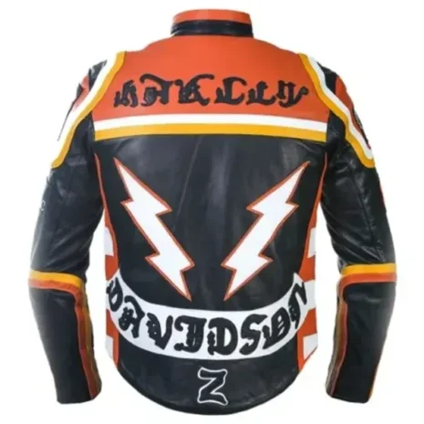 Harley Davidson Marlboro Motorcycle Leather Jacket back Harley Davidson Marlboro Motorcycle Leather Jacket back