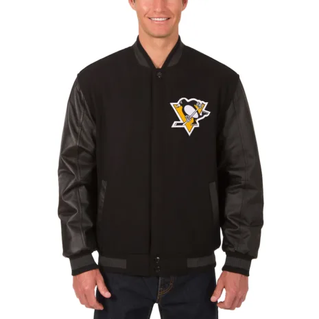 JH-Design-Pittsburgh-Penguins-Black-Charcoal-Wool-Leather-Jacket.webp