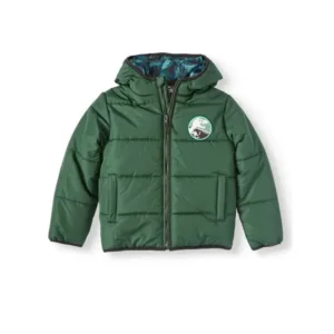 Jurassic Park Hooded Puffer Jacket