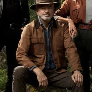 Jurassic World Dominion Sam Neill Cotton Jacket