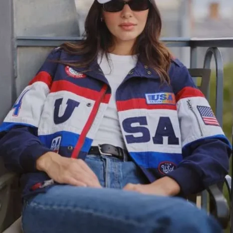 Kendall Jenner 2024 Olympics Team USA Jacket 3 kendall jenner 2024 olympics team usa jacket