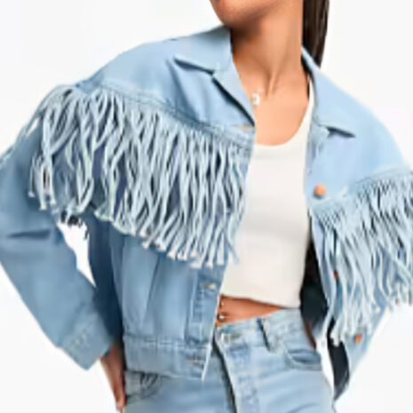 Landman-2024-Michelle-Randolph-Denim-Fringe-Jacket-4 landman 2024 michelle randolph denim fringe jacket