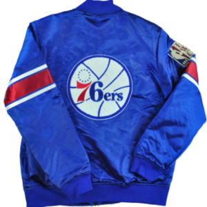Men Philadelphia 76ers Satin Jacket