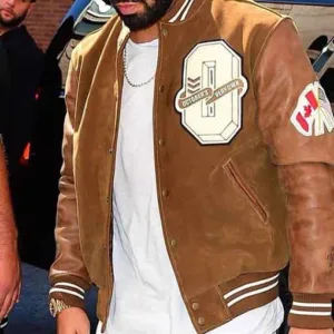 Men Brown Varsity Jacket
