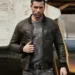 Mens-Army-Olive-Green-Leather-MA-1-Bomber-Jacket.webp