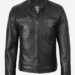 Mens-Black-Lambskin-Leather-Biker-Style-Jacket