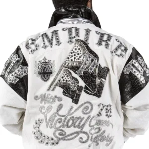 Men’s New Back Studded Pelle Pelle Jacket