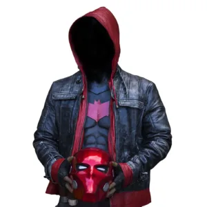 Mens Red Hood Batman Jacket