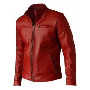 Men’s Red Leather Jacket