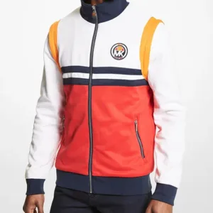 Mens White Bomber Jacket