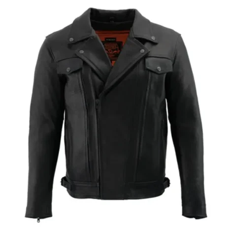 Milwaukee-Leather-LKM1720T-Mens-Black-Pistol-Pete-Motorcycle-Vented-Leather-Jacket-with-Utility-Pockets-Tall-Sizes.webp Milwaukee-Leather-LKM1720T-Mens-Black-Pistol-Pete-Motorcycle-Vented-Leather-Jacket-with-Utility-Pockets-Tall-Sizes.webp