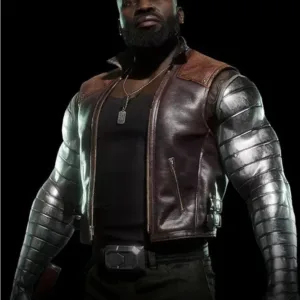 Mortal Kombat Jax Leather Vest