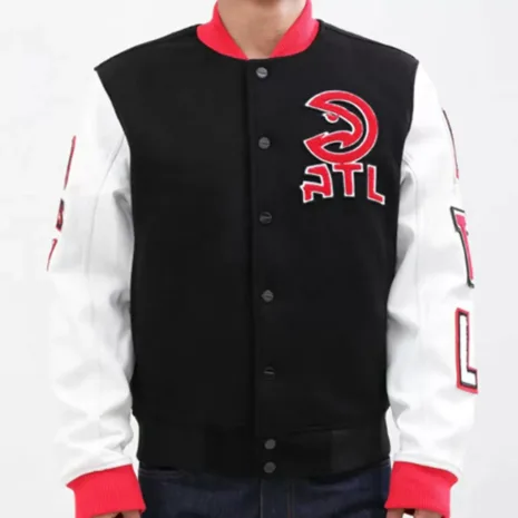 NBA-Atlanta-Hawks-Black-And-White-Varsity-Jacket-1.webp