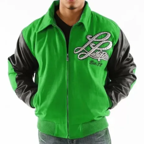 Pelle-Pelle-Mens-Green-and-Black-Varsity-Jacket-1.webp