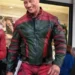 red one 2024 dwayne johnson leather jacket