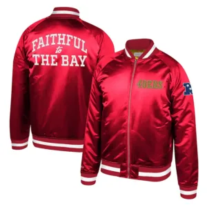 Scarlet San Francisco 49ERS Faithful To The Bay Jacket