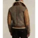 The Iron Claw Zac Efron Leather Jacket Back