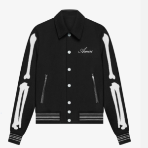 Men’s Amiri Bones Varsity Wool Jacket