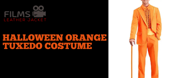 halloween orange tuxedo costume