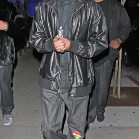 snoop-dogg-black-leather-jacket_4 snoop dogg black stylish leather jacket